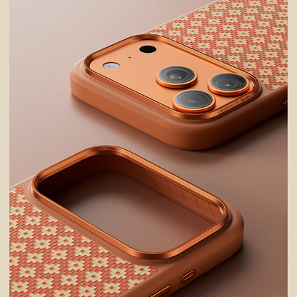 Apple iPhone 17 Pro Kılıf M-Safe Şarj Özellikli Benks ArmorPro ArmorGrid Serisi Kevlar Kapak