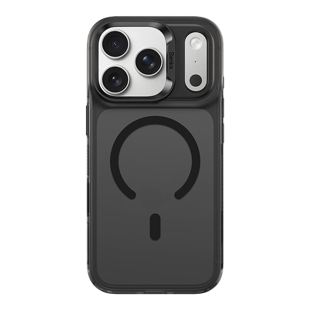 iPhone 17 Pro Kılıf M-Safe Şarj Özellikli Benks C-Magnet Lucid Armor Kapak