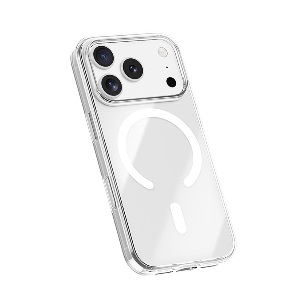 iPhone 17 Pro Kılıf M-safe Şarj Özellikli Benks Crystal Serisi Şeffaf Kapak