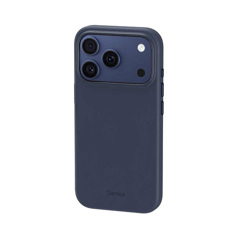 iPhone 17 Pro Kılıf M-safe Şarj Özellikli Çizilmeye Dayanıklı Benks VitaPro Serisi PU Deri Kapak