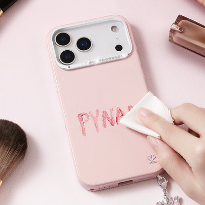 Apple iPhone 17 Pro Kılıf M-safe Şarj Özellikli Deri Tasarımlı Pynana Starry Serisi Kapak