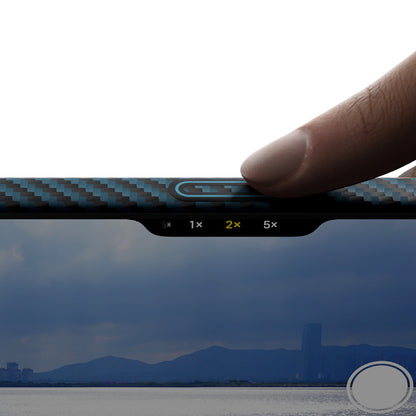 iPhone 17 Pro Kılıf M-Safe Şarj Özellikli Kamera Kontrol Butonlu Aramid Fiber Pitaka Ultra-Slim Kapak
