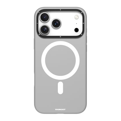 iPhone 17 Pro Kılıf M-Safe Şarj Özellikli Kamera Standlı Youngkit Gel Cream Serisi Kapak