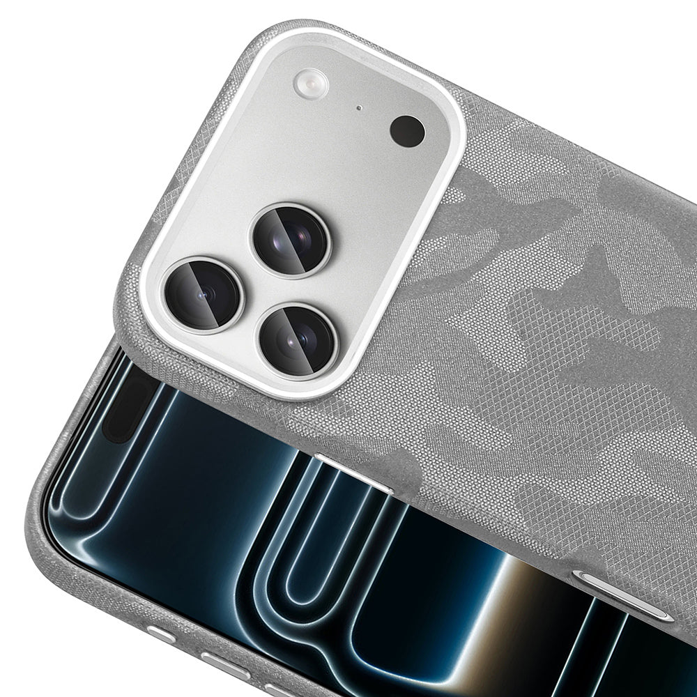 Apple iPhone 17 Pro Kılıf M-Safe Şarj Özellikli Kamuflaj Tasarımlı Zore Sera Sert PC Kapak