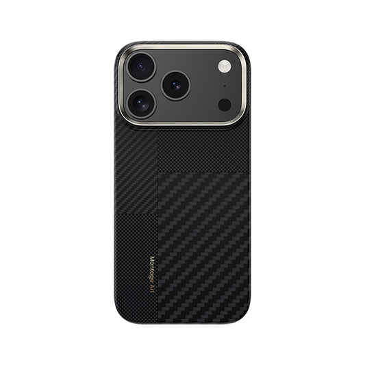 iPhone 17 Pro Kılıf M-safe Şarj Özellikli Karbon Fiber Benks Montage ArmorAir Kevlar Kapak
