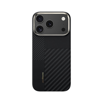 iPhone 17 Pro Kılıf M-safe Şarj Özellikli Karbon Fiber Benks Montage ArmorAir Kevlar Kapak