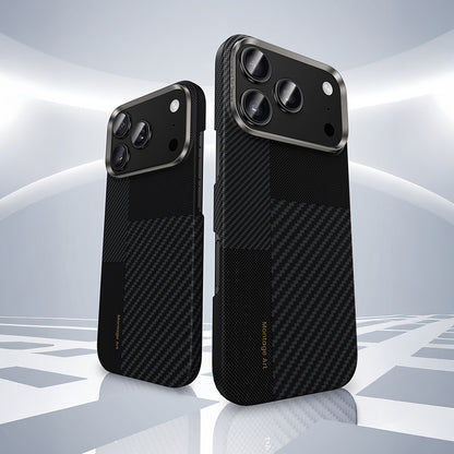 iPhone 17 Pro Kılıf M-safe Şarj Özellikli Karbon Fiber Benks Montage ArmorAir Kevlar Kapak