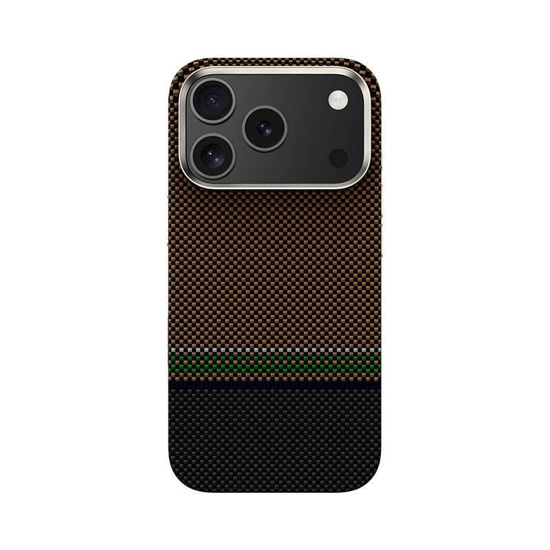iPhone 17 Pro Kılıf M-safe Şarj Özellikli Karbon Fiber Tasarımlı Benks Prestige ArmorPro Kevlar Kapak