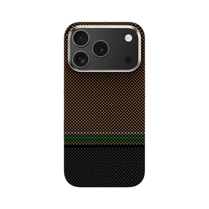 iPhone 17 Pro Kılıf M-safe Şarj Özellikli Karbon Fiber Tasarımlı Benks Prestige ArmorPro Kevlar Kapak