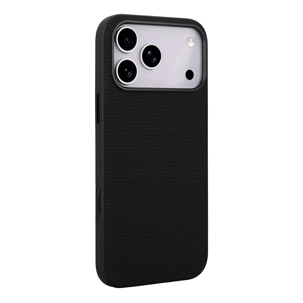 Apple iPhone 17 Pro Kılıf M-Safe Şarj Özellikli Kumaş Tasarımlı Zore Miami Sert PC Kapak