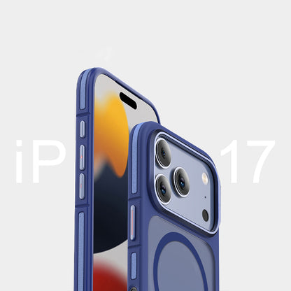 iPhone 17 Pro Kılıf M-safe Şarj Özellikli Mat Görünümlü Wlons Vevo Kapak