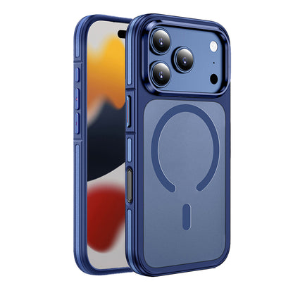 iPhone 17 Pro Kılıf M-safe Şarj Özellikli Mat Görünümlü Wlons Vevo Kapak