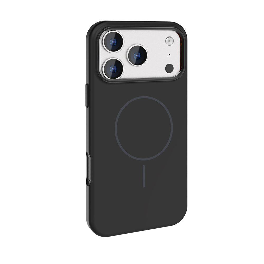 Apple iPhone 17 Pro Kılıf M-Safe Şarj Özellikli Metal Kamera Çerçeveli Zore Edi Silikon Kapak