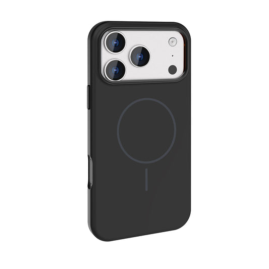 Apple iPhone 17 Pro Kılıf M-Safe Şarj Özellikli Metal Kamera Çerçeveli Zore Edi Silikon Kapak