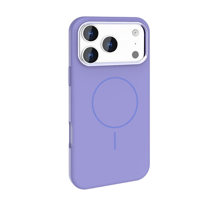 Apple iPhone 17 Pro Kılıf M-Safe Şarj Özellikli Metal Kamera Çerçeveli Zore Edi Silikon Kapak