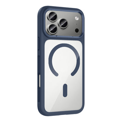 Apple iPhone 17 Pro Kılıf M-Safe Şarj Özellikli Metal Kamera Çerçeveli Zore Tiko Kapak