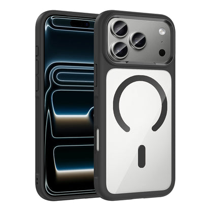 Apple iPhone 17 Pro Kılıf M-Safe Şarj Özellikli Metal Kamera Çerçeveli Zore Tiko Kapak