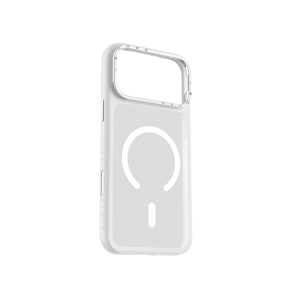 iPhone 17 Pro Kılıf M-safe Şarj Özellikli Metal Kamera Standlı Lenyes CK226 PC Kapak