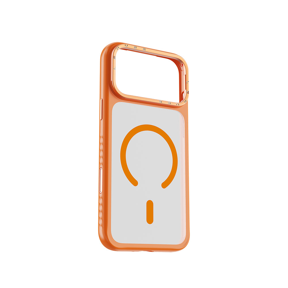iPhone 17 Pro Kılıf M-safe Şarj Özellikli Metal Kamera Standlı Lenyes CK226 PC Kapak