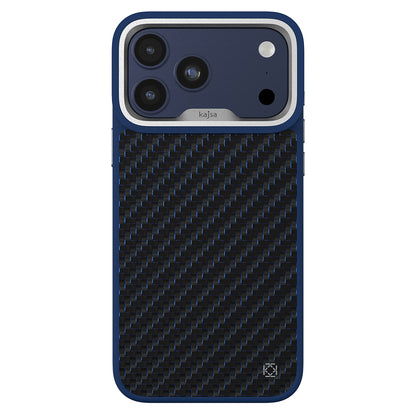 Apple iPhone 17 Pro Kılıf M-safe Şarj Özellikli O-Ring Kajsa Carbon Fiber Serisi Kapak