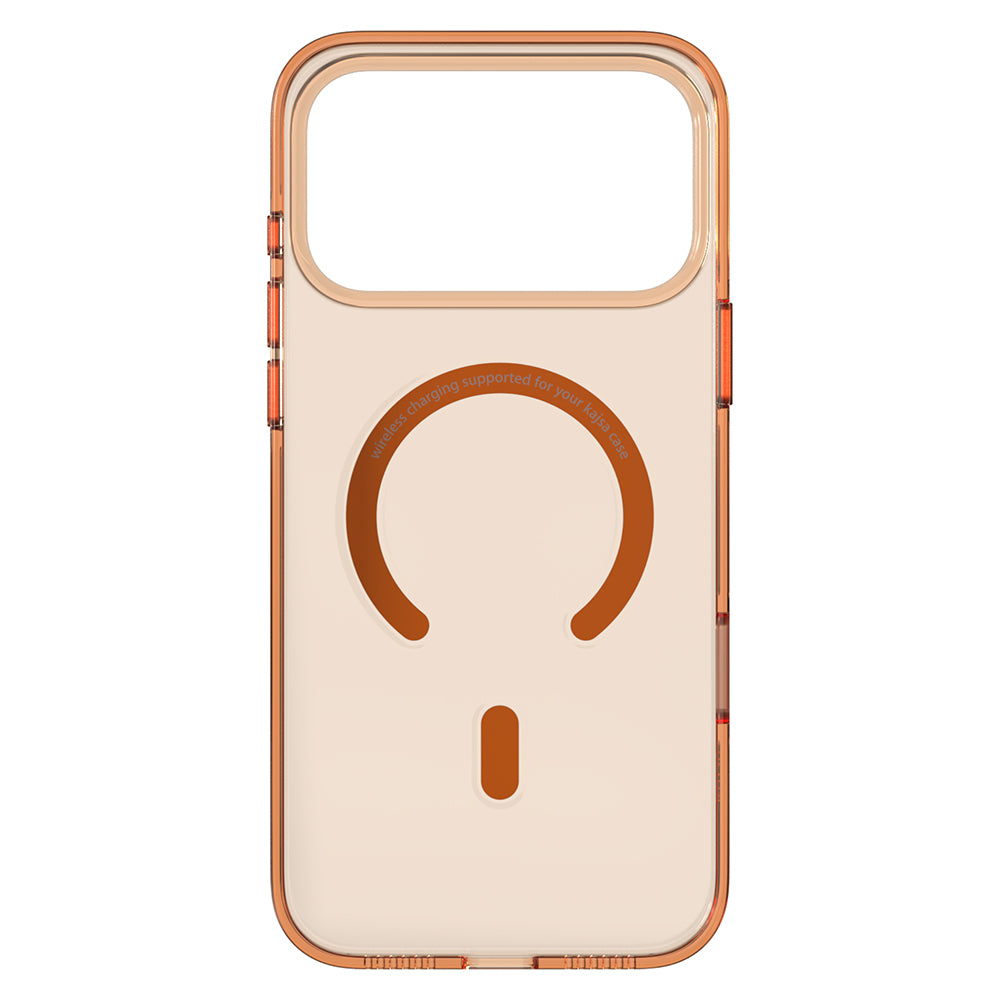 Apple iPhone 17 Pro Kılıf M-safe Şarj Özellikli O-Ring Şeffaf Kajsa Trans Shield Serisi Kapak
