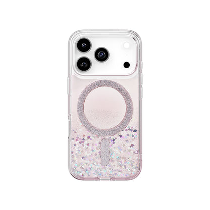 iPhone 17 Pro Kılıf M-safe Şarj Özellikli Parlak Halkalı Coehl Solea Kapak
