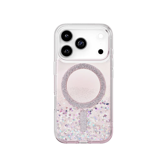 iPhone 17 Pro Kılıf M-safe Şarj Özellikli Parlak Halkalı Coehl Solea Kapak