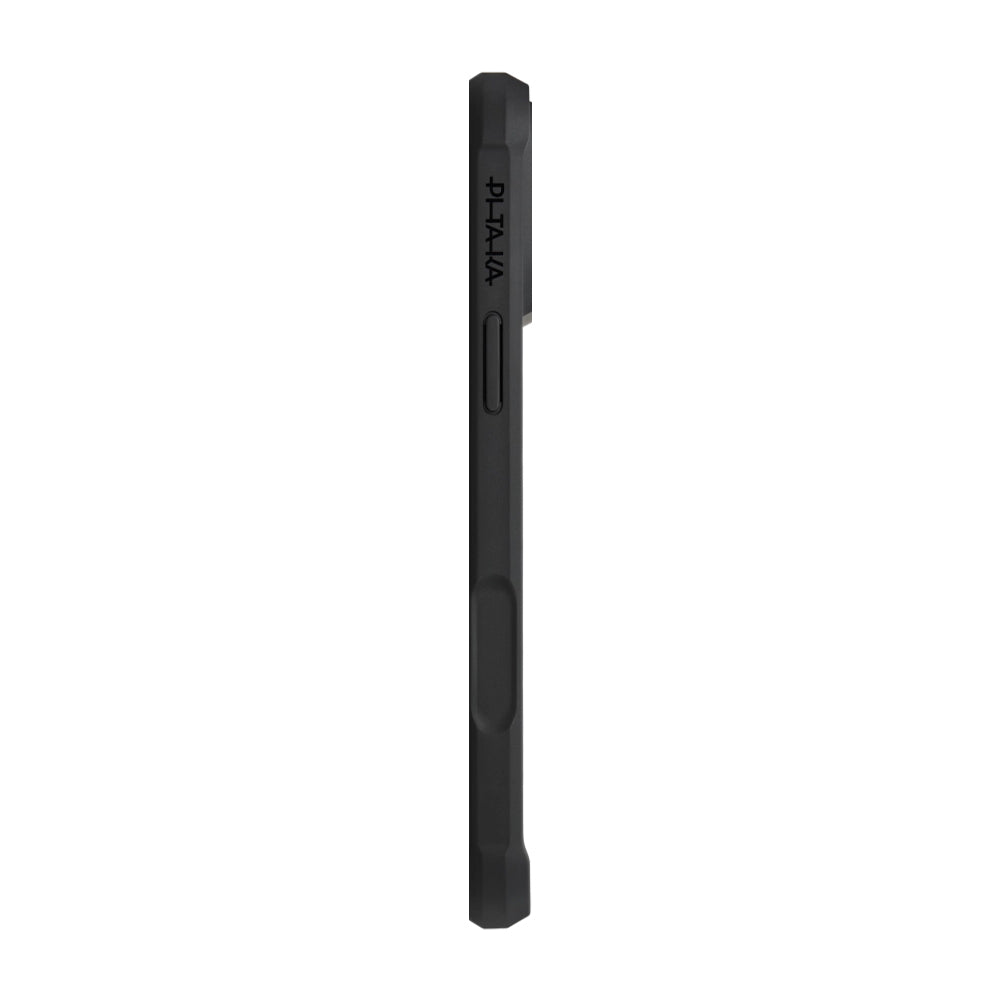 iPhone 17 Pro Kılıf M-safe Şarj Özellikli Pitaka Aramid Pro Guard Serisi Black-Gray Kapak