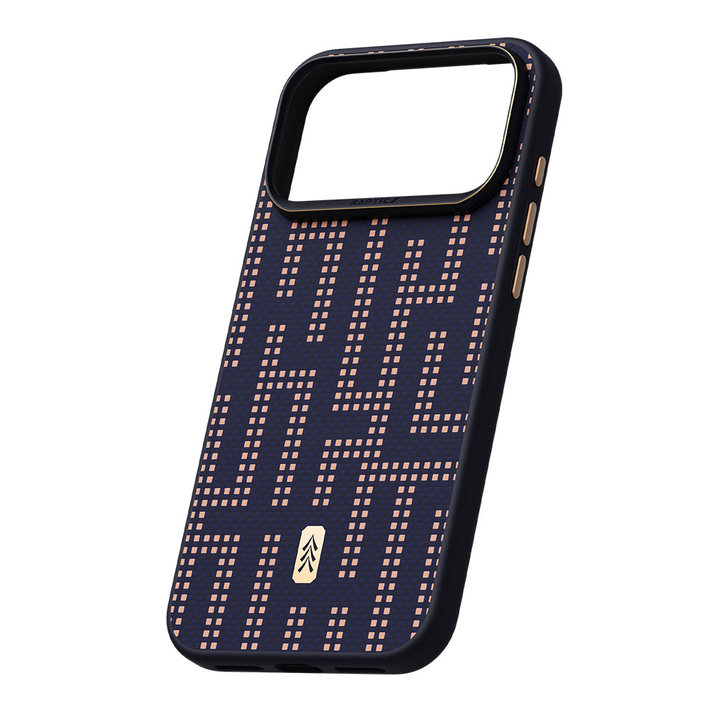 Apple iPhone 17 Pro Kılıf M-safe Şarj Özellikli Raptic Aramid Dual Grid Serisi Kapak