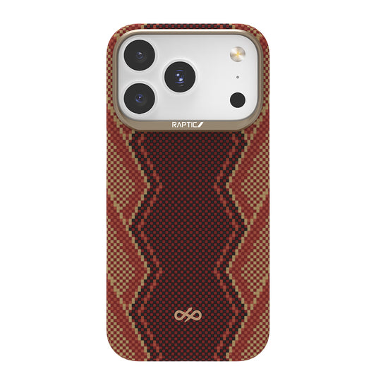 iPhone 17 Pro Kılıf M-safe Şarj Özellikli Raptic Aramid Skin Bionic Serisi Kapak