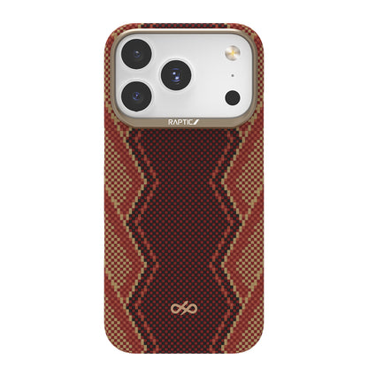 iPhone 17 Pro Kılıf M-safe Şarj Özellikli Raptic Aramid Skin Bionic Serisi Kapak