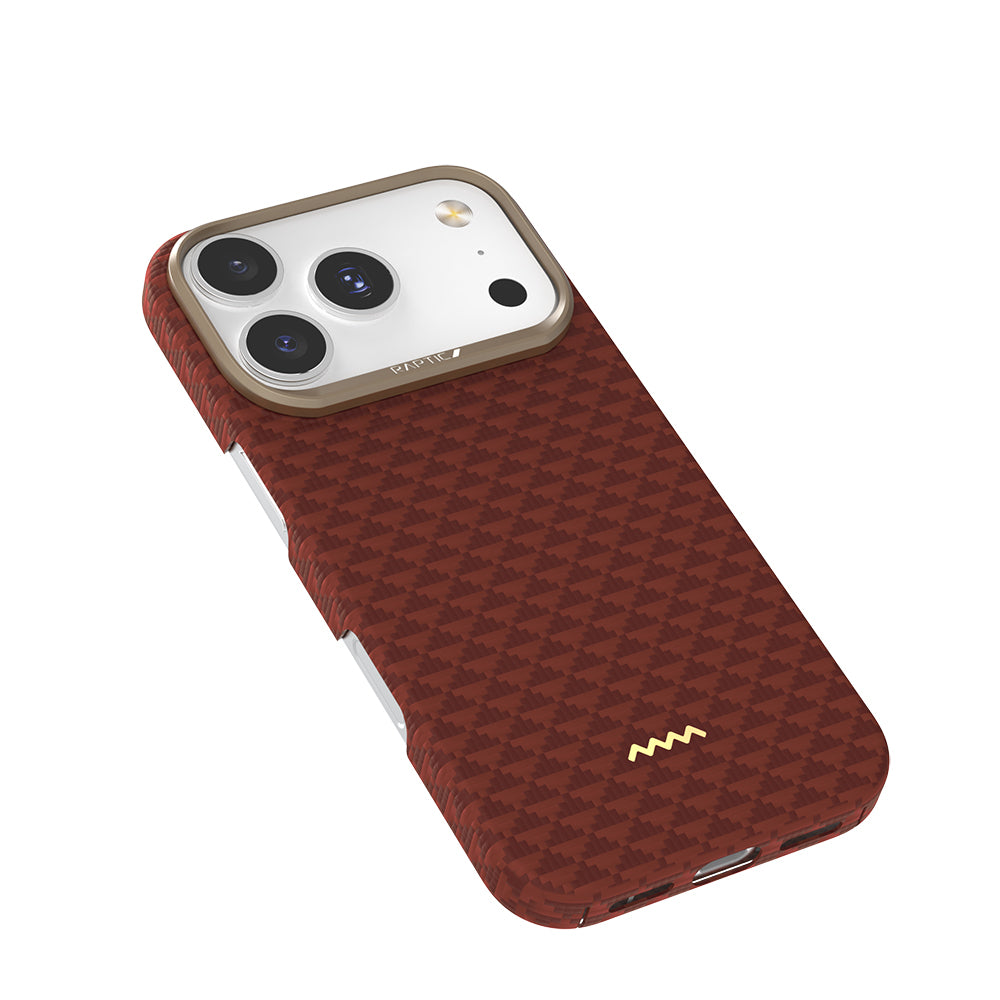 iPhone 17 Pro Kılıf M-safe Şarj Özellikli Raptic Aramid Skin Origin Serisi Kapak