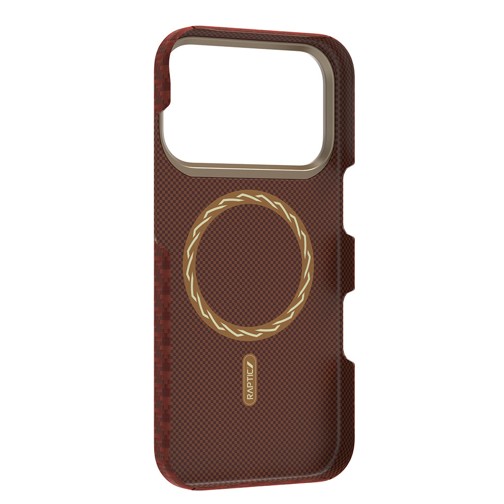iPhone 17 Pro Kılıf M-safe Şarj Özellikli Raptic Aramid Skin Origin Serisi Kapak