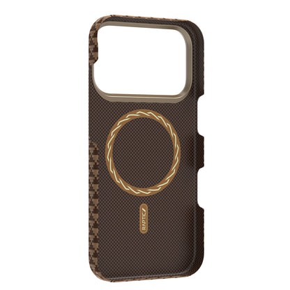 iPhone 17 Pro Kılıf M-safe Şarj Özellikli Raptic Aramid Skin Origin Serisi Kapak