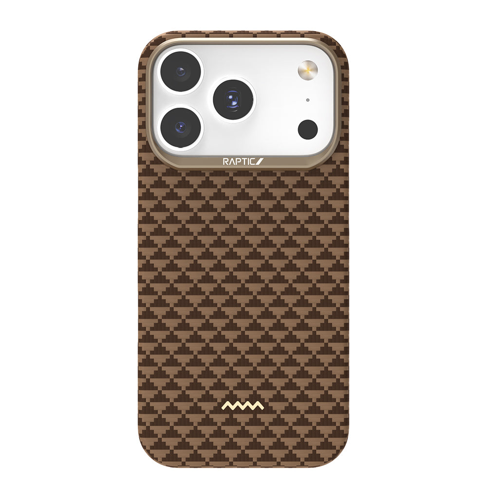 iPhone 17 Pro Kılıf M-safe Şarj Özellikli Raptic Aramid Skin Origin Serisi Kapak