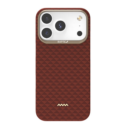 iPhone 17 Pro Kılıf M-safe Şarj Özellikli Raptic Aramid Skin Origin Serisi Kapak