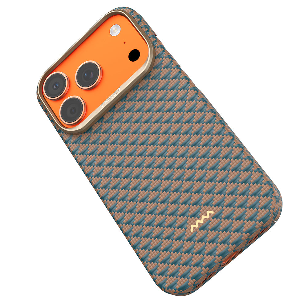 iPhone 17 Pro Kılıf M-safe Şarj Özellikli Raptic Aramid Skin Origin Serisi Kapak