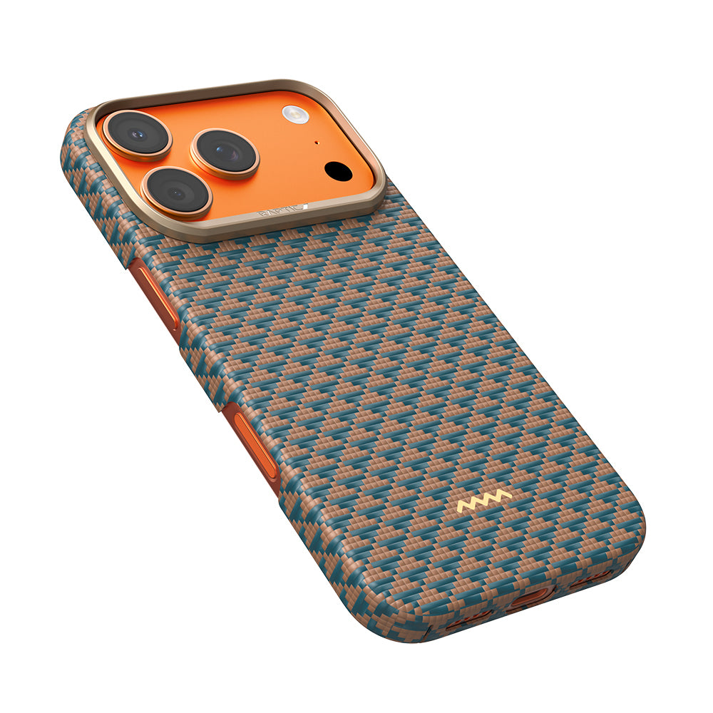 iPhone 17 Pro Kılıf M-safe Şarj Özellikli Raptic Aramid Skin Origin Serisi Kapak