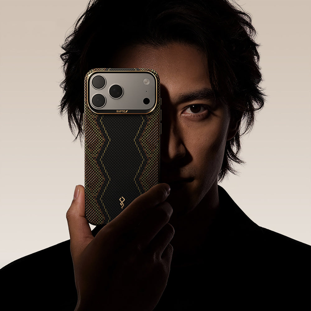 Apple iPhone 17 Pro Kılıf M-safe Şarj Özellikli Raptic Aramid Skin Scepter Serisi Kapak
