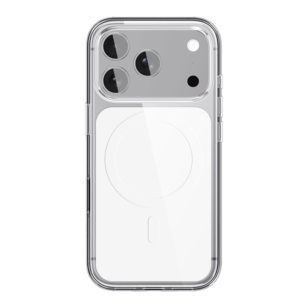 iPhone 17 Pro Kılıf M-safe Şarj Özellikli Şeffaf Tasarımlı Wlons Apel Kapak