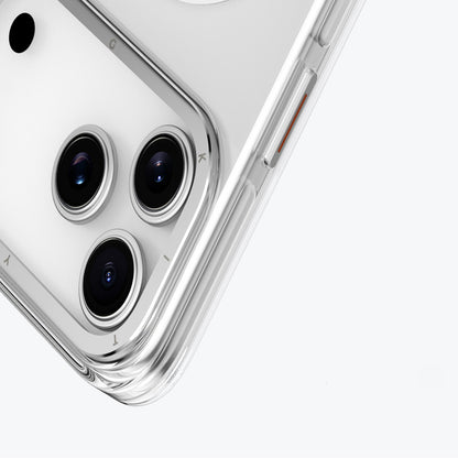 iPhone 17 Pro Kılıf M-safe Şarj Özellikli Şeffaf Youngkit Crystal Shield Serisi Kapak