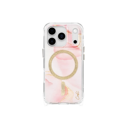 iPhone 17 Pro Kılıf M-safe Şarj Özellikli Simli Magnetik Coehl Aeris Kapak