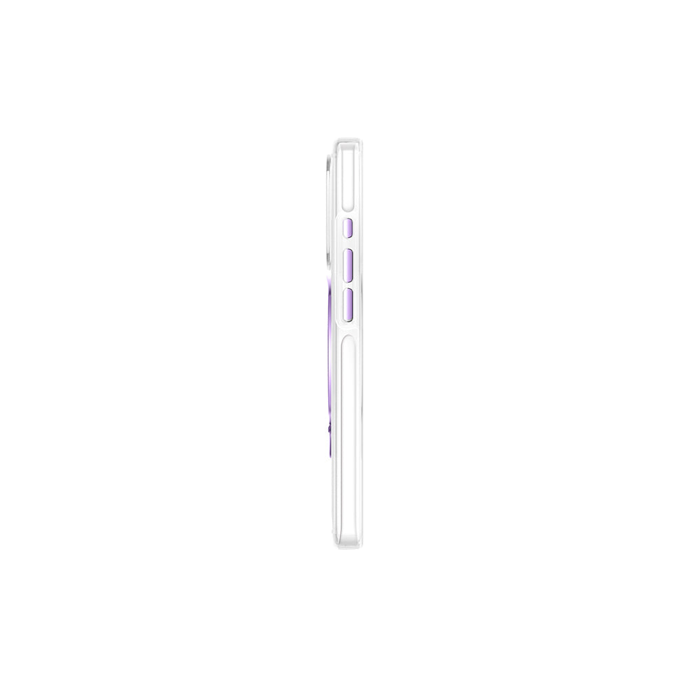 Apple iPhone 17 Pro Kılıf M-safe Şarj Özellikli Simli Standlı Pynana Dancing Circle Trendy Serisi Kapak