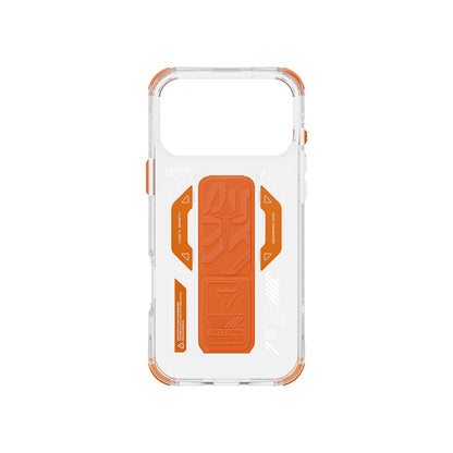 iPhone 17 Pro Kılıf M-safe Şarj Özellikli Teknoloji Desenli Skinarma Helio Mag Charge Standlı Kapak