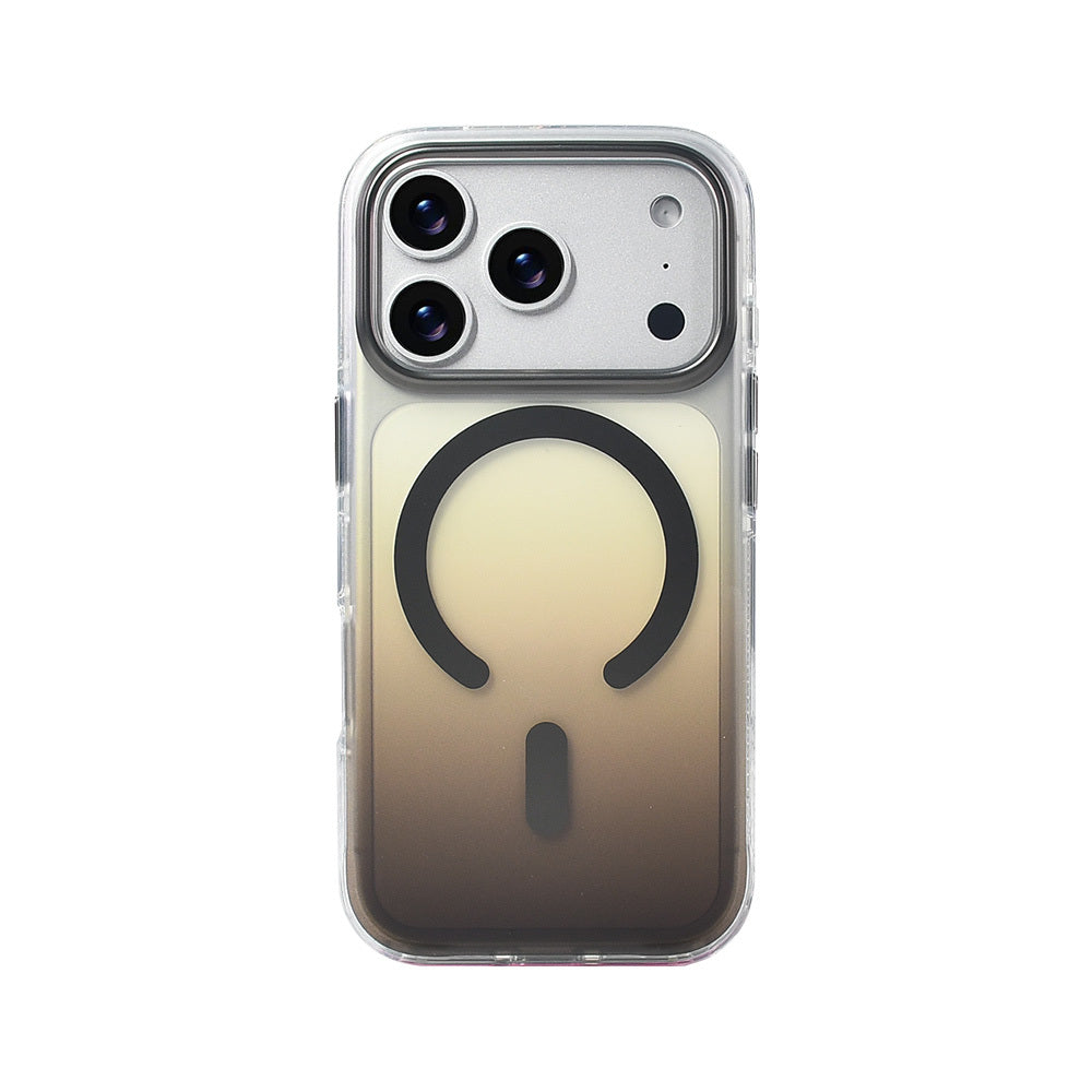 Apple iPhone 17 Pro Kılıf M-safe Şarj Özellikli Transparan Renk Geçişli Zore Toros Kapak