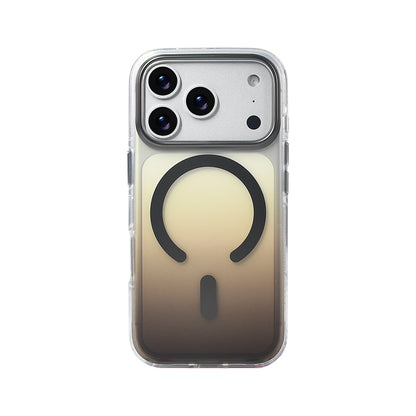 Apple iPhone 17 Pro Kılıf M-safe Şarj Özellikli Transparan Renk Geçişli Zore Toros Kapak