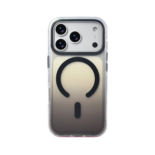 Apple iPhone 17 Pro Kılıf M-safe Şarj Özellikli Transparan Renk Geçişli Zore Toros Kapak