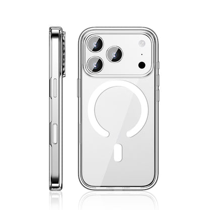 iPhone 17 Pro Kılıf M-safe Şarj Özellikli Transparan Sert PC Wlons Pita Kapak