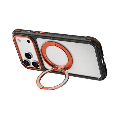Apple iPhone 17 Pro Kılıf M-safe Şarj Özellikli Wiwu AA-203 AeroArmor Ultra Serisi Airbag Tasarımlı Standlı Kapak