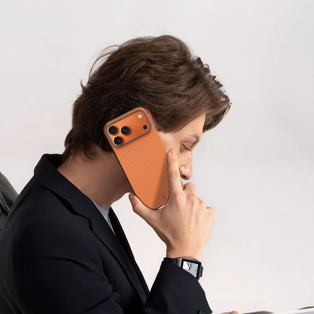 iPhone 17 Pro Kılıf M-safe Şarj Özellikli Wiwu DCC-208 Aramid Armor Kapak
